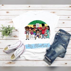 BLM Cartoon Graphic Tee